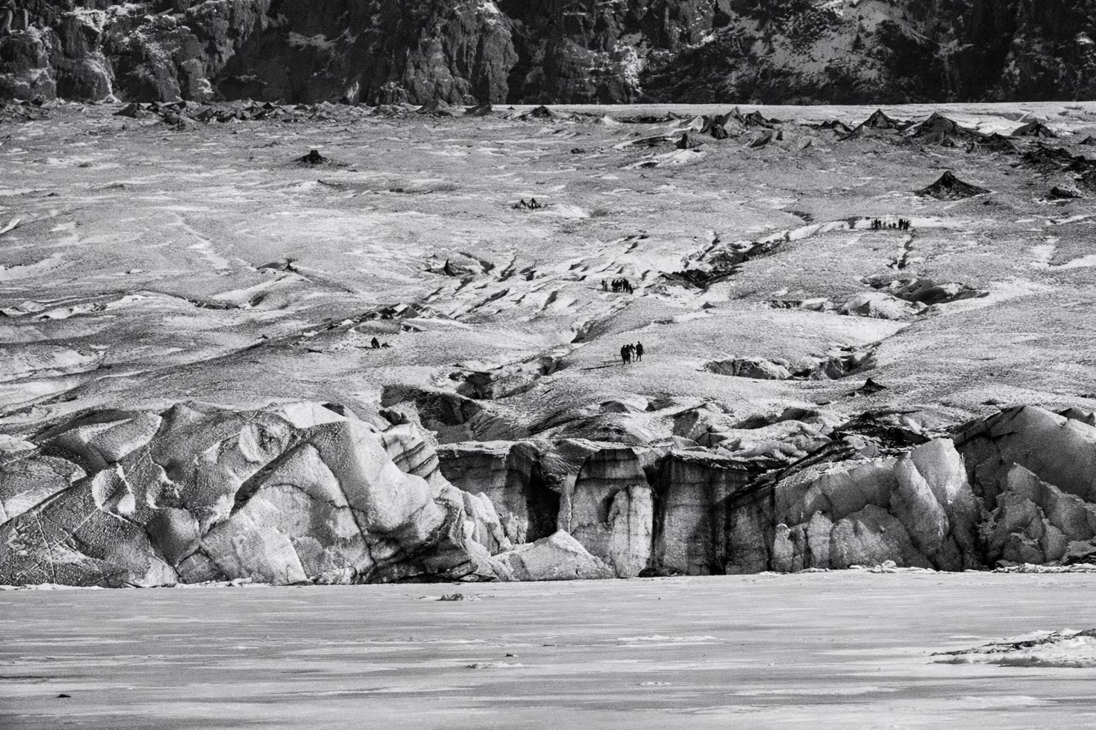 L’immensité du glacier