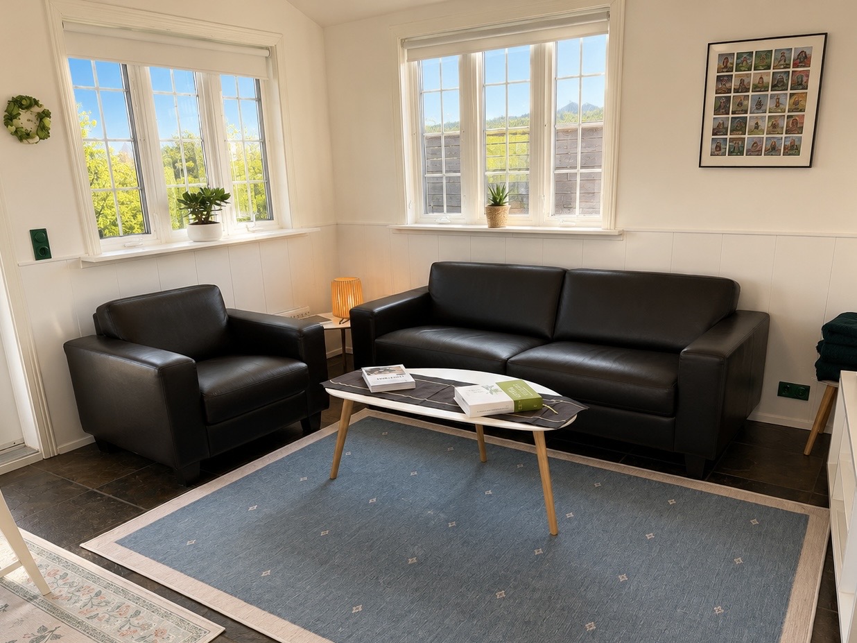Le salon ouvert sur le jardin